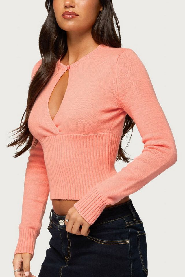 Edikted Ruba Keyhole Cutout Knit Top #2