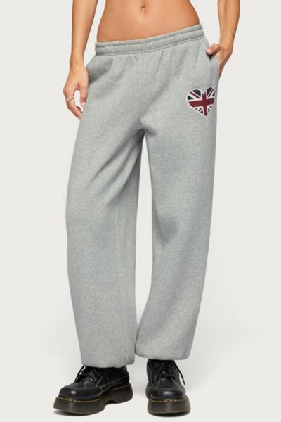Edikted Heart Uk Sweatpants