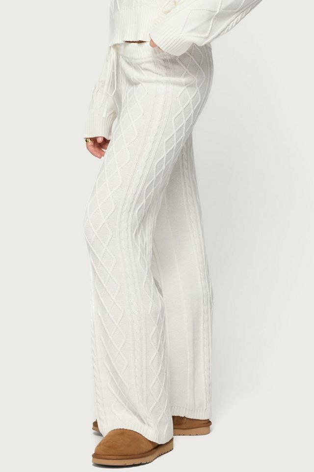 Edikted Fika Cable Knit Pants #2