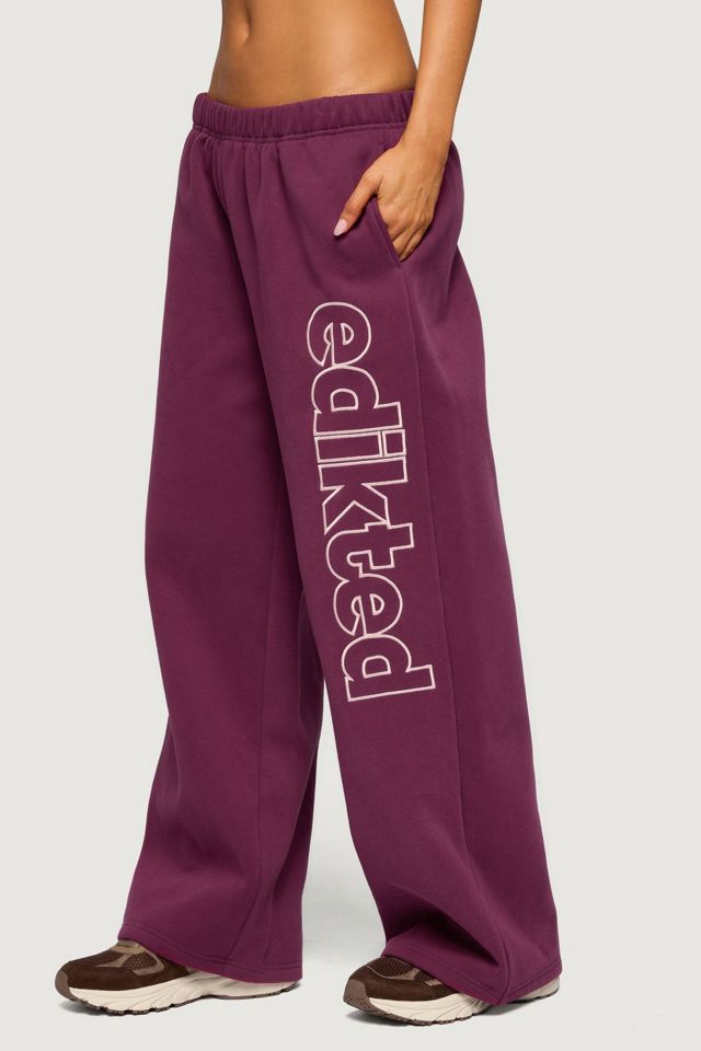 Edikted Living Edikted Wide Leg Sweatpants #2