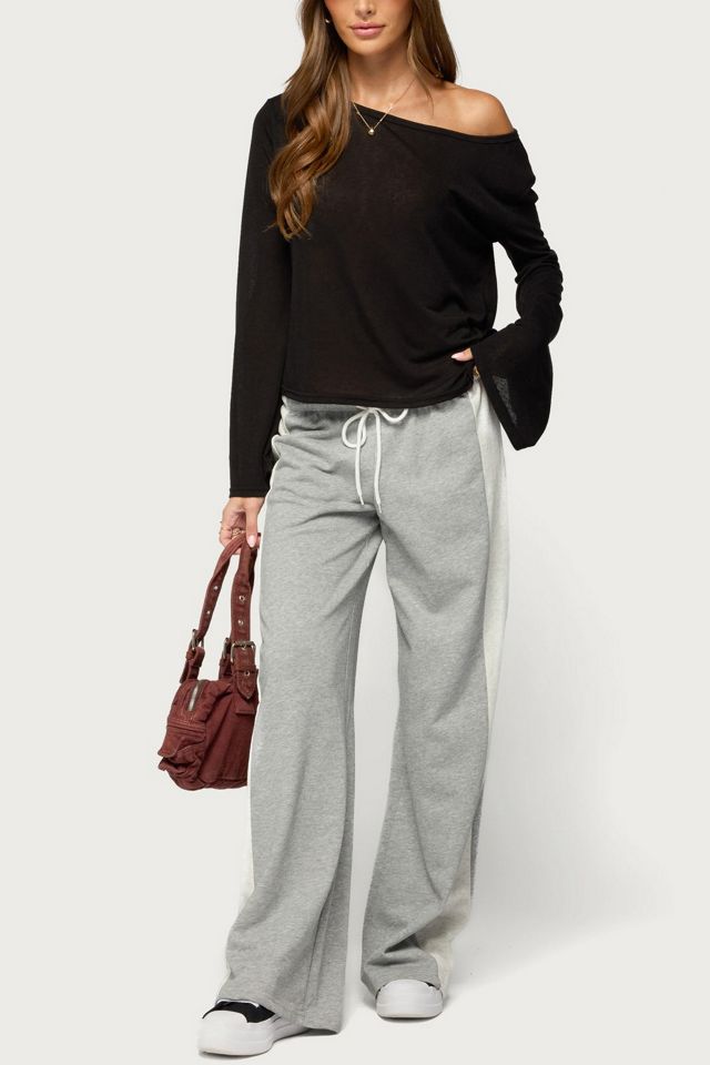Edikted Beebs Off Shoulder Bell Sleeve Top #1