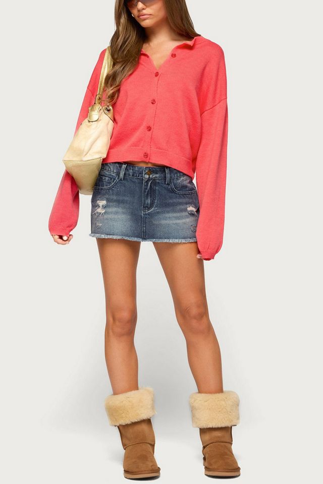 Edikted Fion Buttoned Knit Cardigan #1