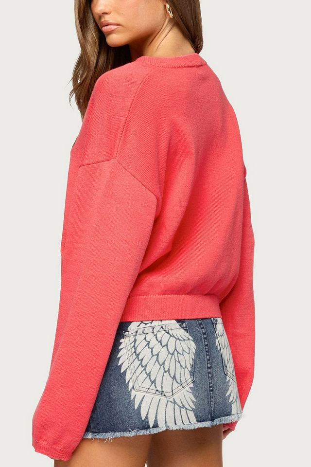 Edikted Fion Buttoned Knit Cardigan #4