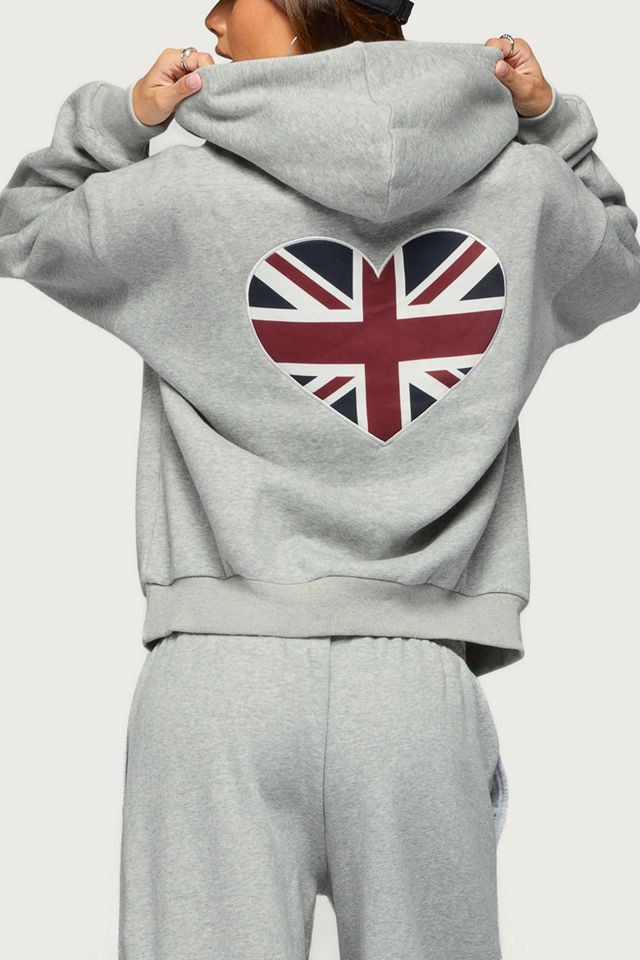 Edikted Heart Uk Hoodie #4