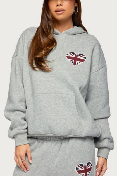 Edikted Heart Uk Hoodie