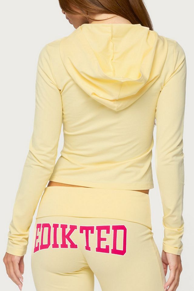 Edikted Honey Zip Up Hoodie #1