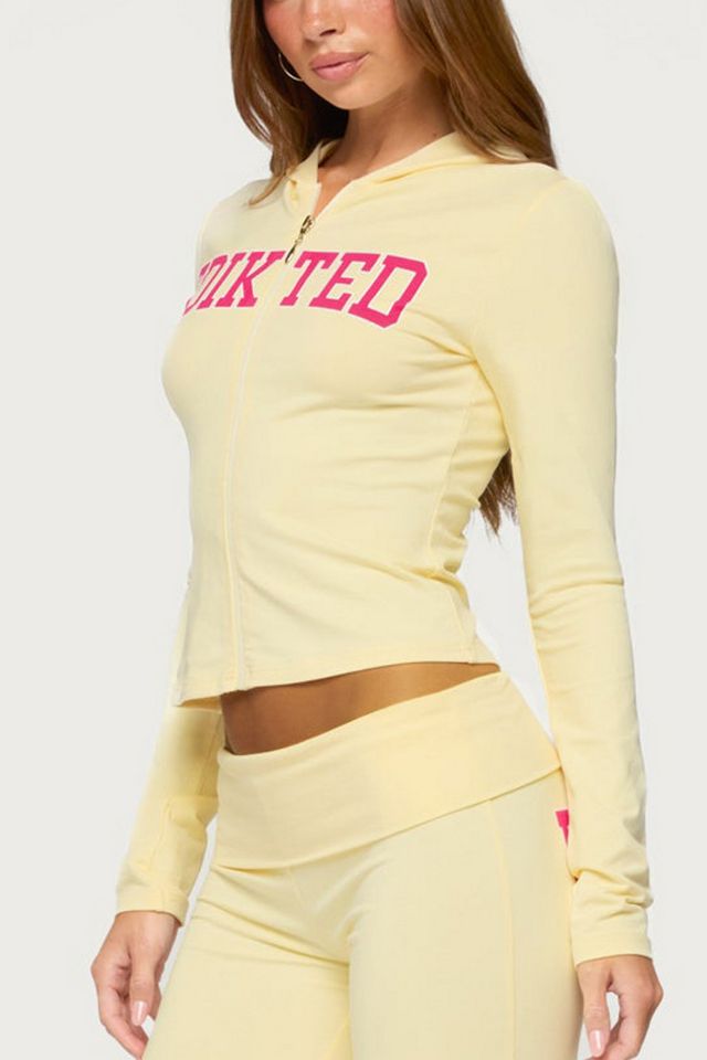 Edikted Honey Zip Up Hoodie #2