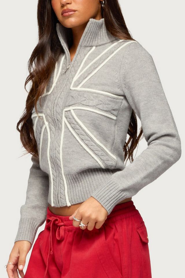 Edikted Karsyn Uk Braided Knit Cardigan #2