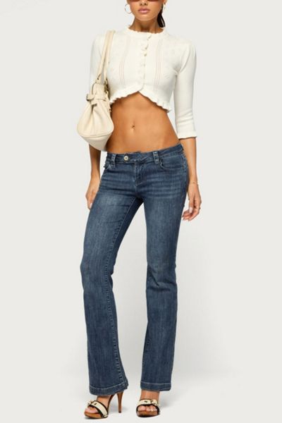 Edikted Laile Three-Quarter Sleeve Cardigan