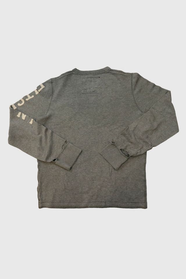 Vintage Abercrombie Waffle Long Sleeve T-Shirt #1