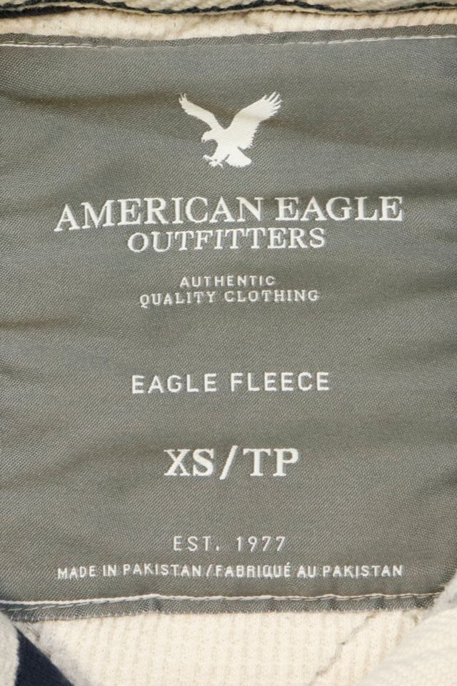 Vintage American Eagle Stripped Hoodie #4