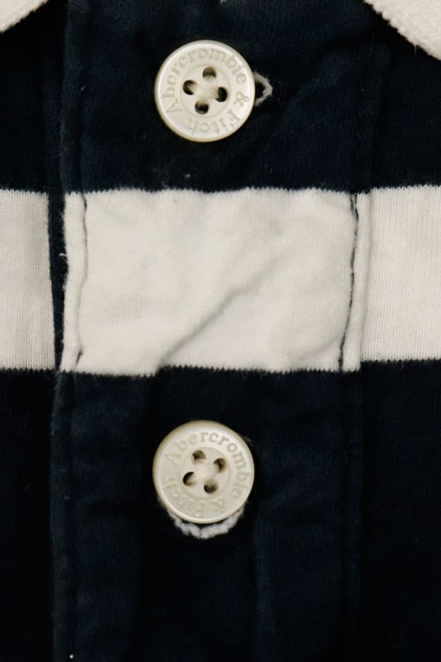 Vintage Abercrombie Striped Polo #3