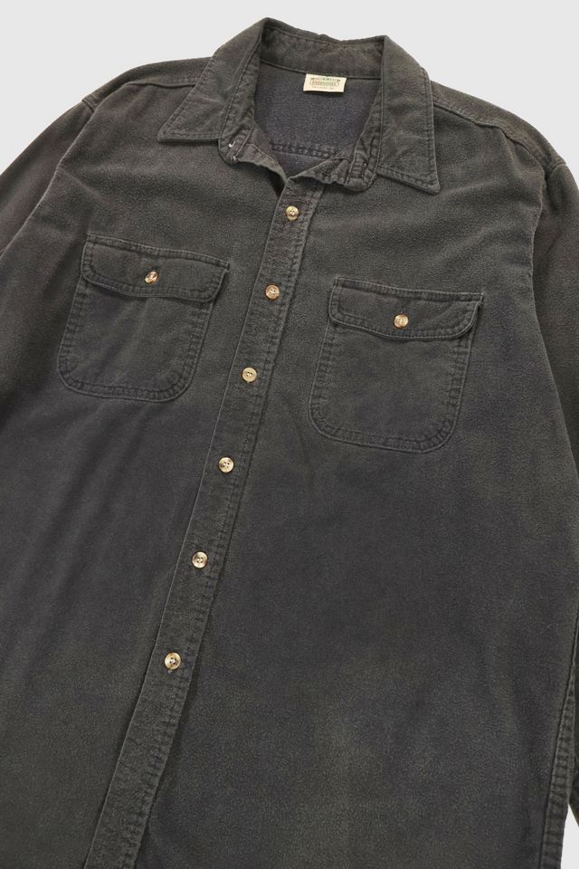 Vintage Heavyweight Faded Flannel Shirt #1