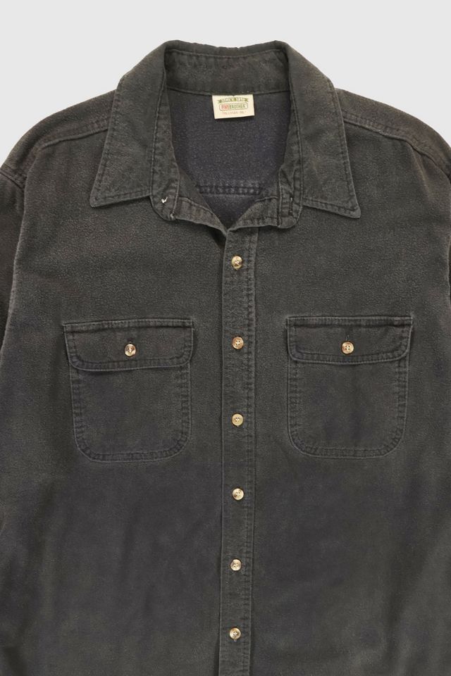 Vintage Heavyweight Faded Flannel Shirt #3
