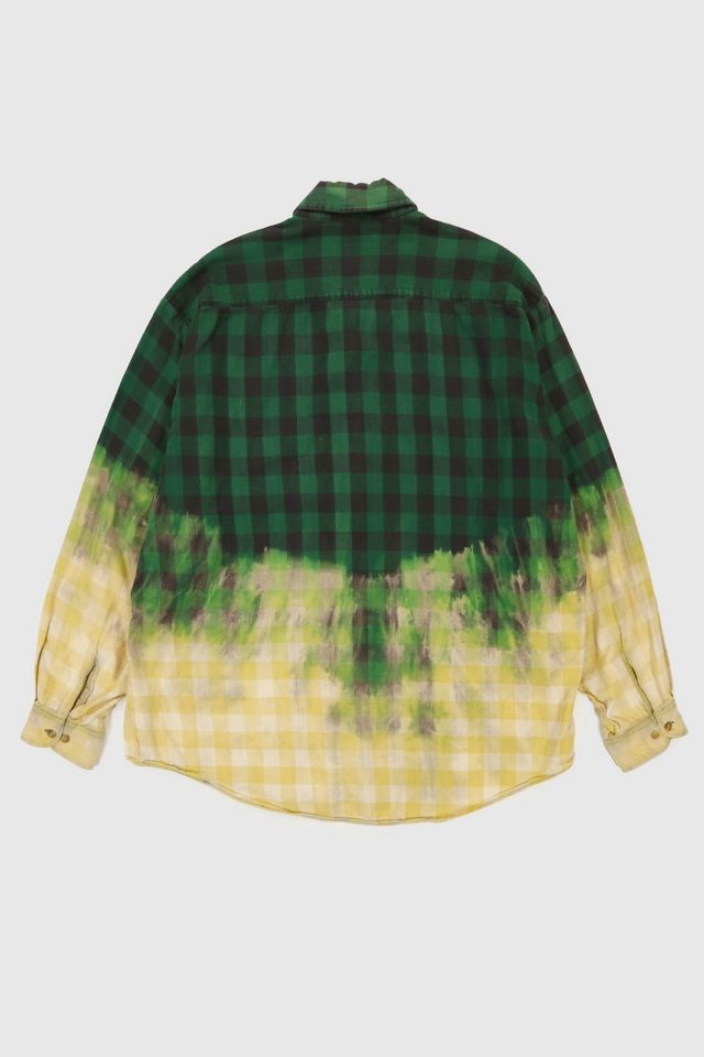 Vintage Bleached Flannel Shirt #1