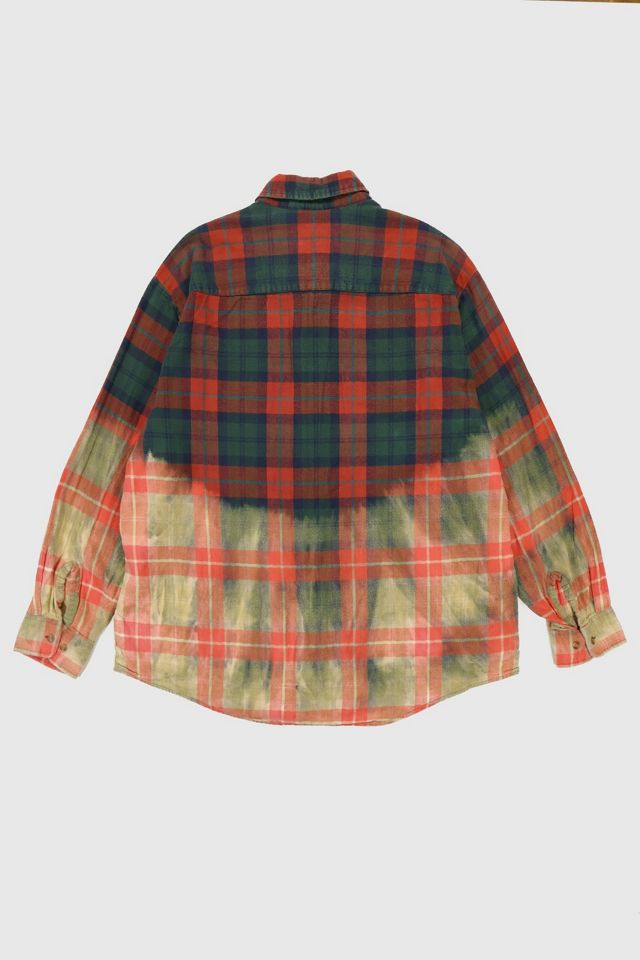 Vintage Bleached Flannel Shirt #1