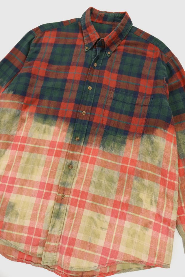 Vintage Bleached Flannel Shirt #2