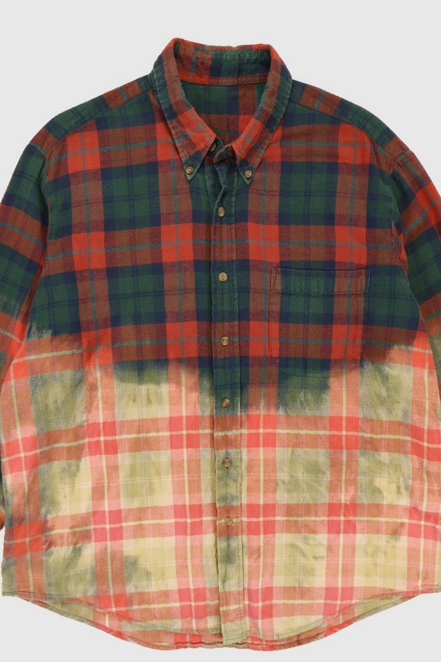Vintage Bleached Flannel Shirt #4