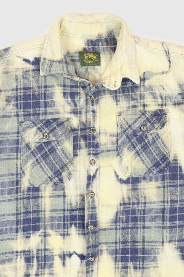 Vintage Heavyweight Bleached Flannel Shirt #2