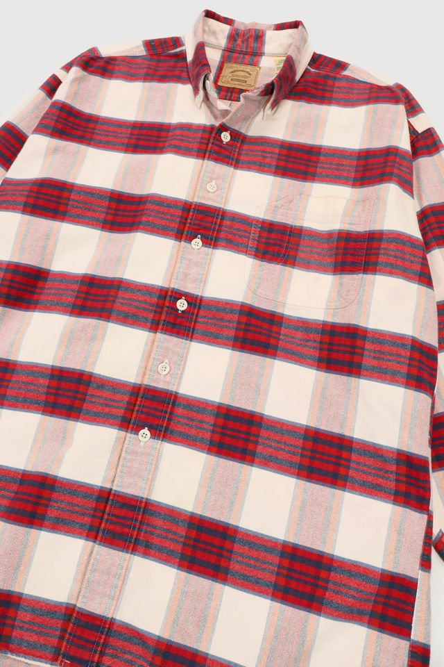 Vintage Red Plaid Shirt #1