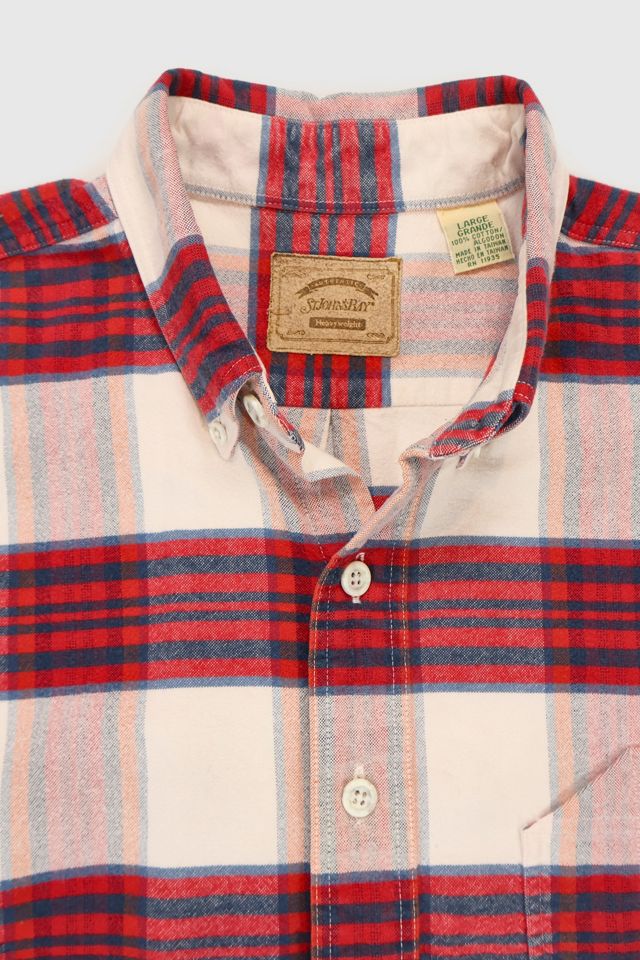 Vintage Red Plaid Shirt #2