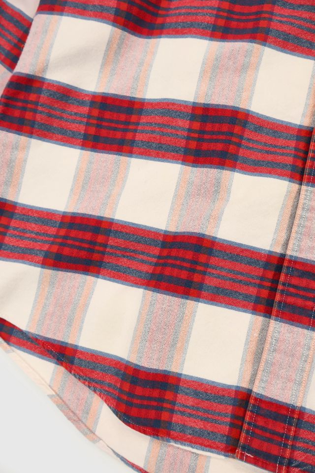 Vintage Red Plaid Shirt #4