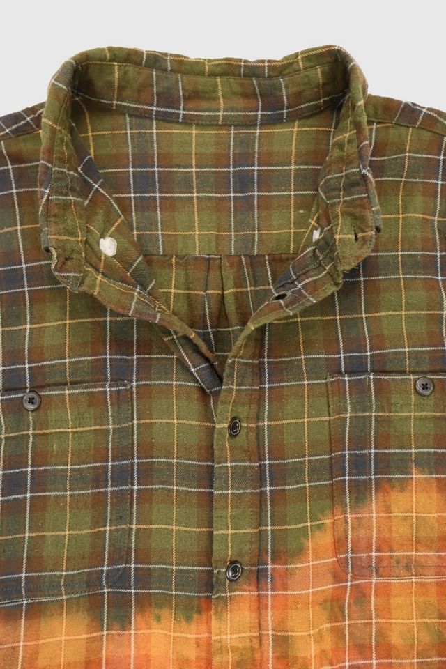 Vintage Bleached Flannel Shirt #3