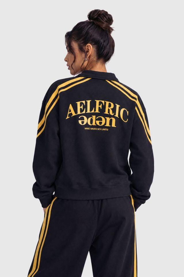 Aelfric Eden Boxy Stripe Panel 77 Quarter-Zip Sweatshirt #2
