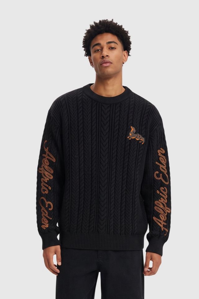 Aelfric Eden Dachshund Cable Knit Sweater #1