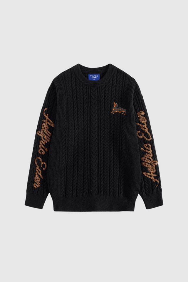 Aelfric Eden Dachshund Cable Knit Sweater #3