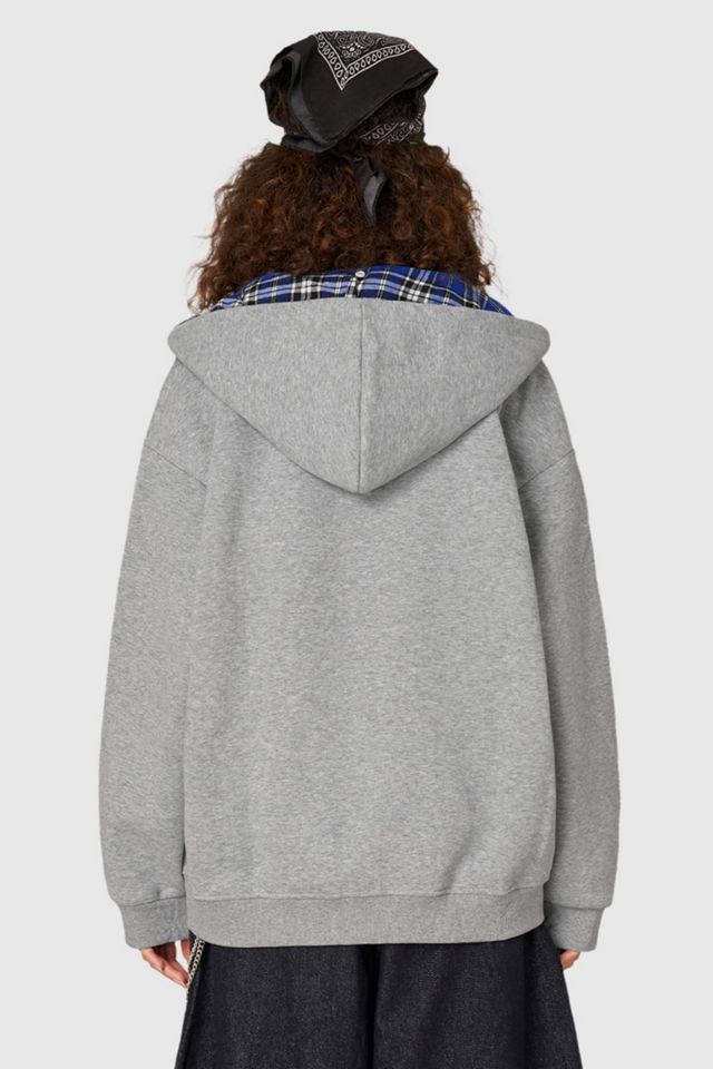 Aelfric Eden Plaid Double Layer Zip Up Hoodie #2