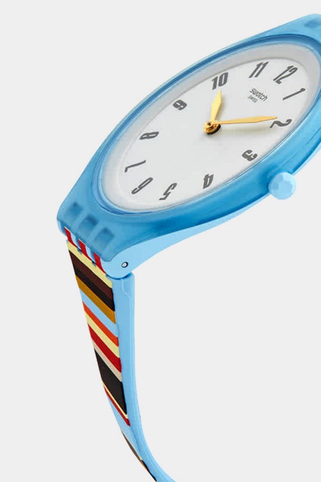 Swatch Skinstripes Light Grey Dial Unisex Watch #1