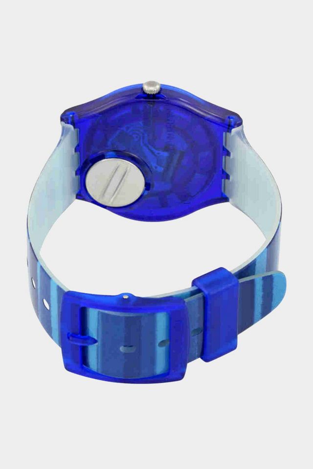Swatch Linajola Blue Dial Blue Plastic Unisex Watch #2