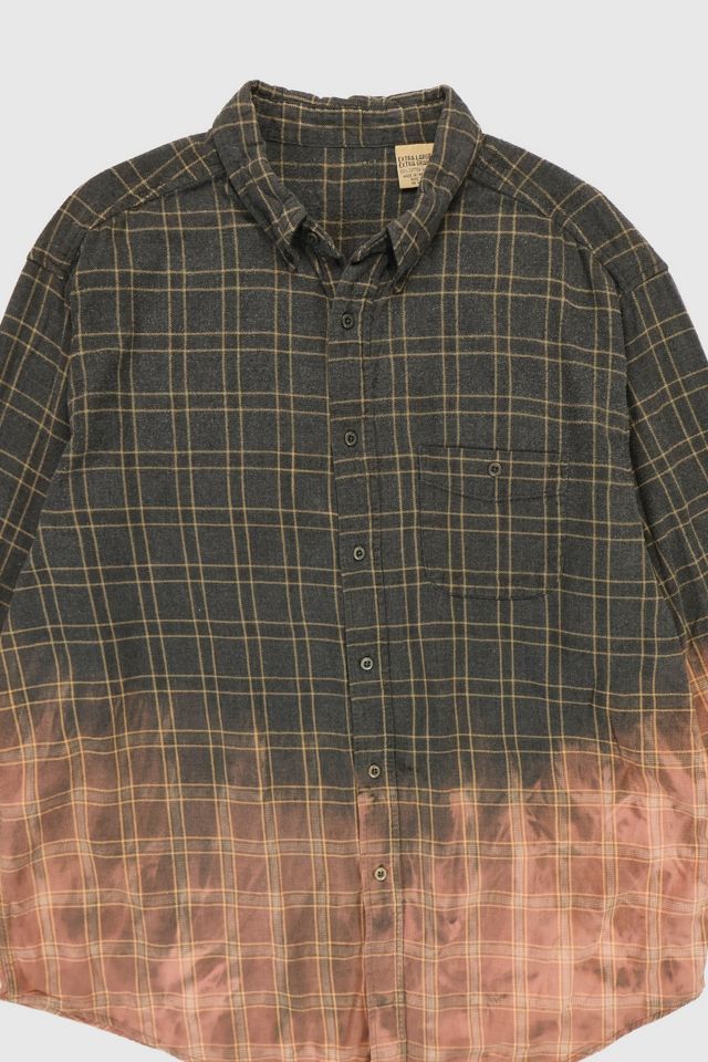 Vintage Bleached Flannel Shirt #4