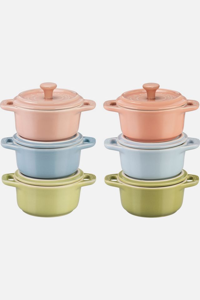 Staub Ceramic Mini Round Cocotte Set #2
