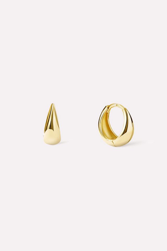 Ana Luisa Nate Bold Huggie Hoops #1