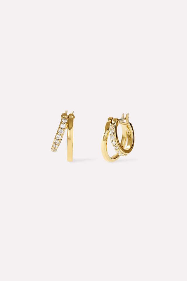 Ana Luisa Toda Mini Double Hoop Earrings #1