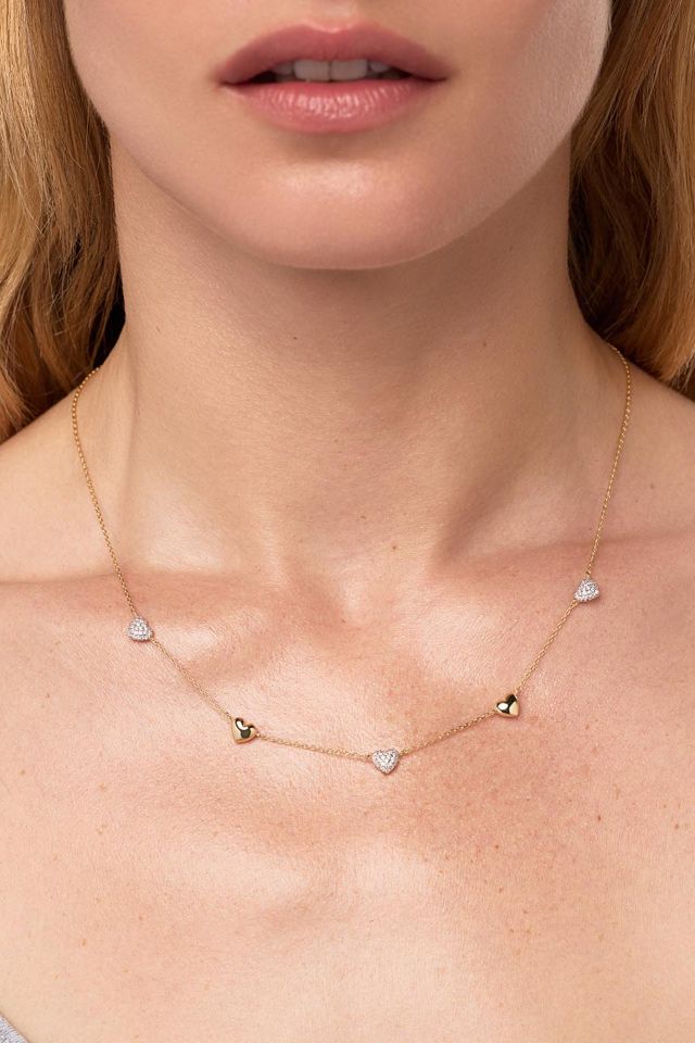 Ana Luisa Mini  Lev Pave Station Necklace #2
