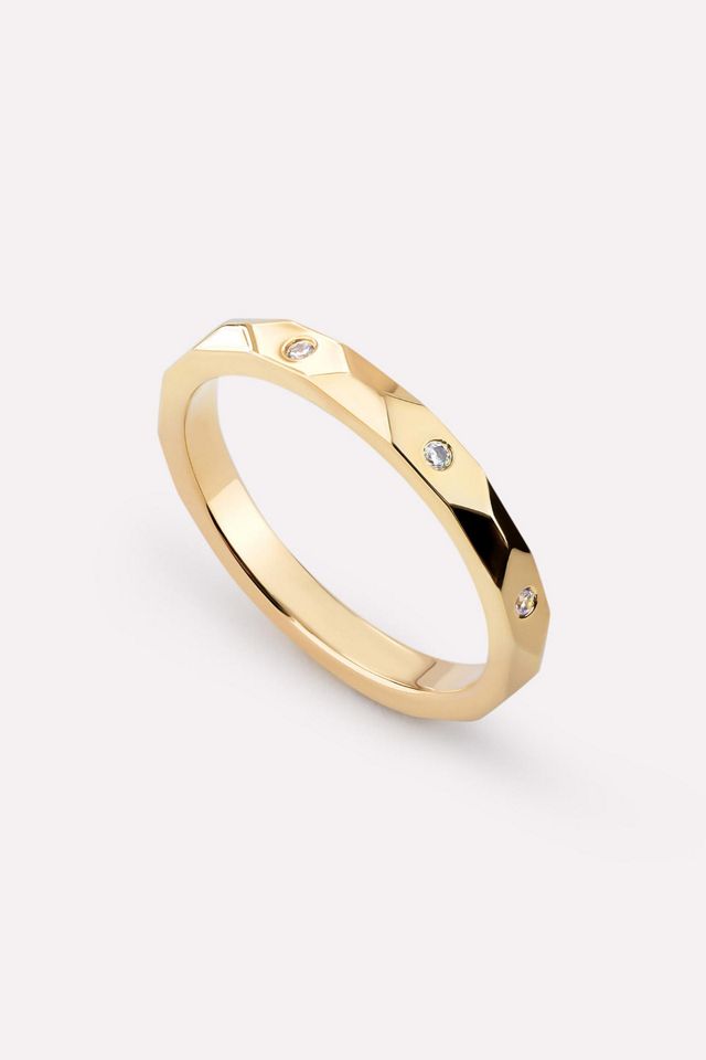 Ana Luisa Walker Gold Band Ring #1