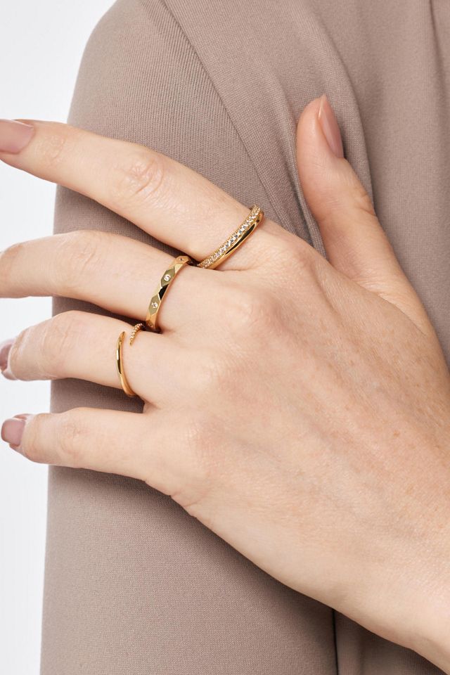 Ana Luisa Walker Gold Band Ring #3