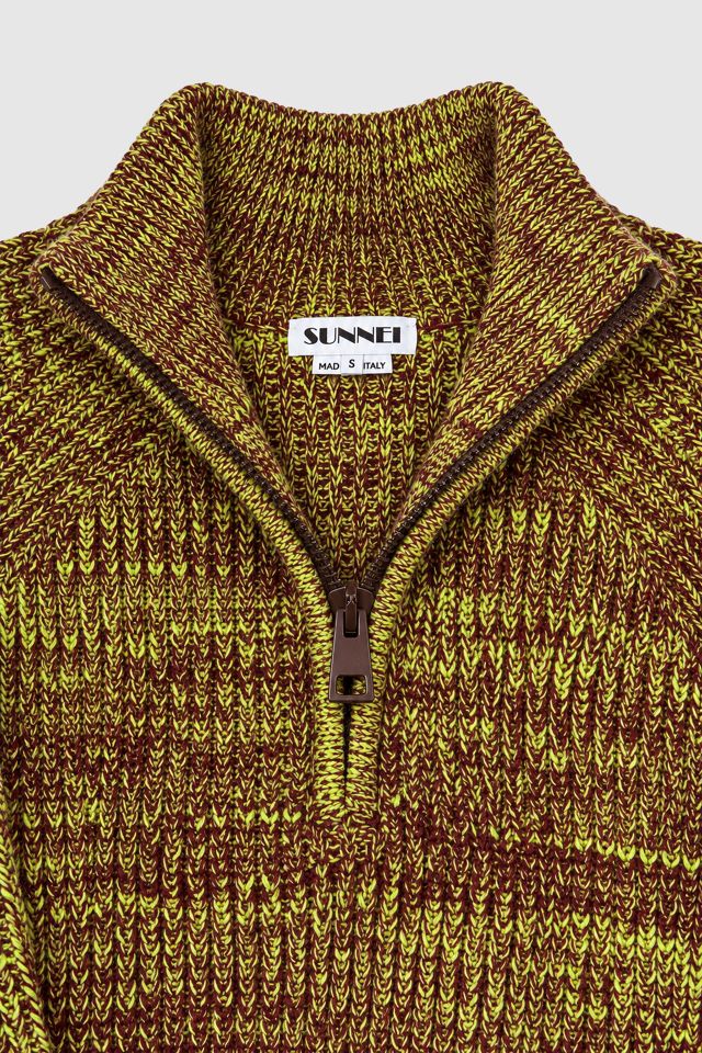 Sunnei Oversized Wool Zip Sweater #2