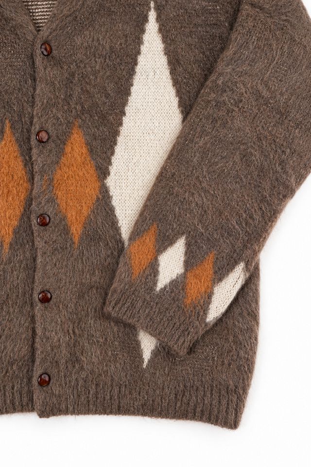 Needles Argyle Mohair Cardigan #3