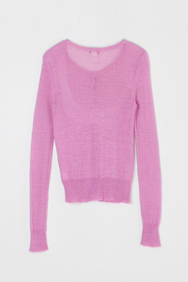 Vintage Y2k Light Pink Fitted Cardigan #1