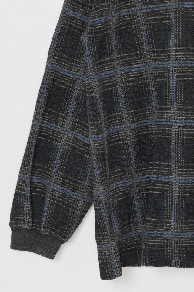Vintage 90s Plaid Polo Shirt #2