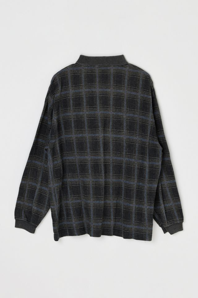 Vintage 90s Plaid Polo Shirt #3