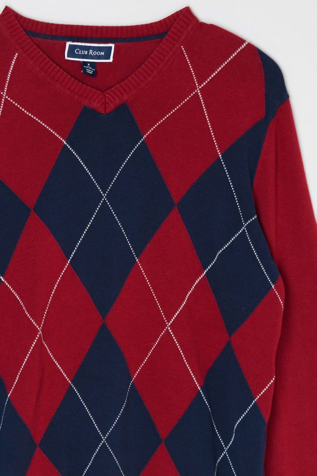 Vintage Y2k Argyle Sweater #2