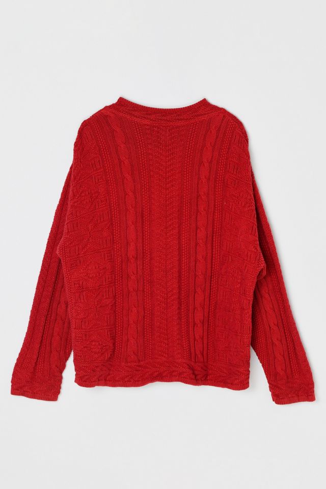 Vintage 90s L.L. Bean Cable Knit Cardigan #1