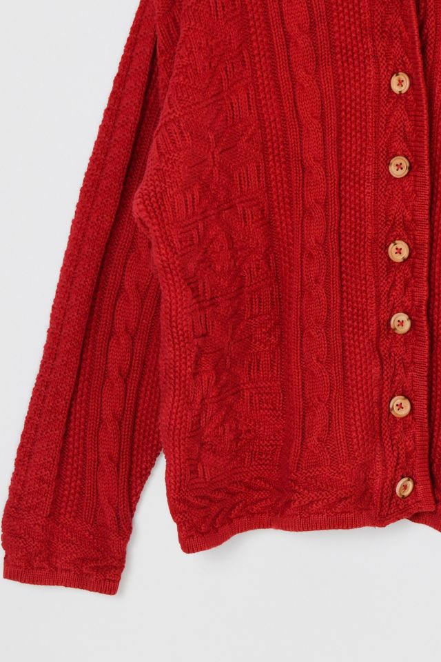Vintage 90s L.L. Bean Cable Knit Cardigan #3