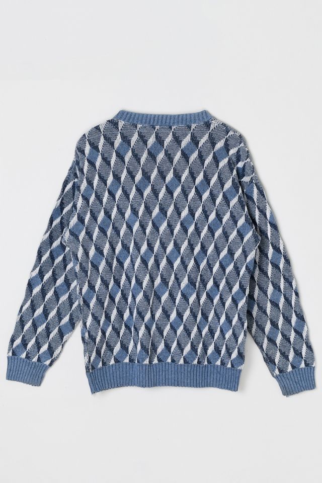 Vintage 90s Geometric Knit Sweater #1