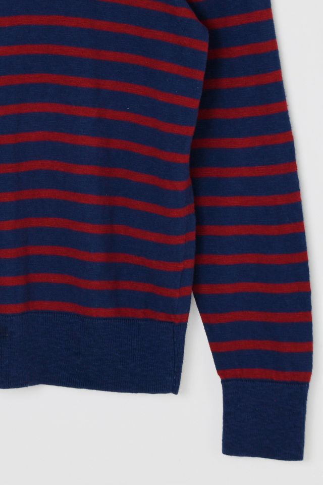 Vintage Y2k Striped V-Neck Sweater #3
